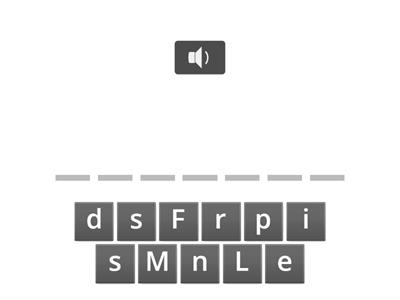 Back to school: Spell the word