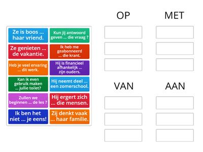 259. Vaste voorzetsels 1