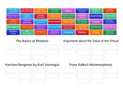 Sorting Game: Semester Review