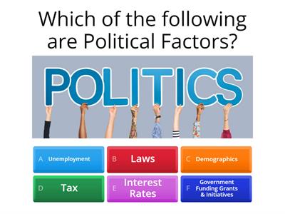  PESTLE External Factors Quiz