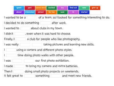 Hobbies roadmap a2 plus