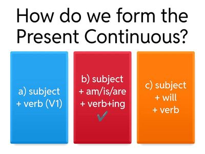 Present Continuous 