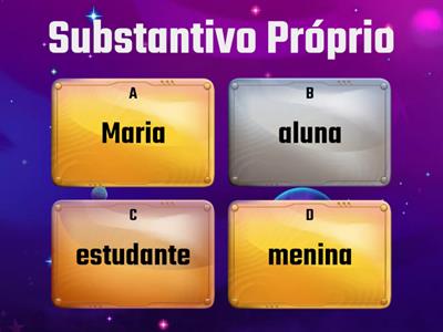 Substantivos próprio e comum: