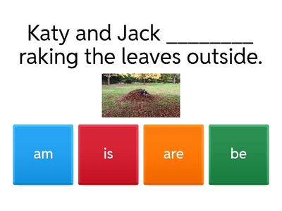 Grade 3 - autumn quiz (Present Continuous - (+))