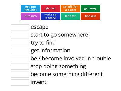 Elect 6A Chapter 5 Phrasal Verbs