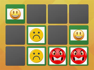 Troviamo le faccine che rappresentano la stessa emozione