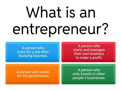 Entrepreneurship Grade 10 Term 1