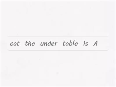 There is/There are + in/on/under/next to