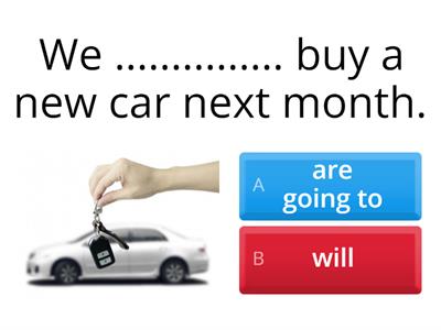 WILL or  BE GOING TO