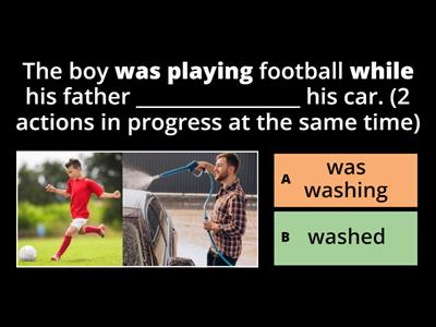 Past Continuous / Past Simple - WHEN / WHILE