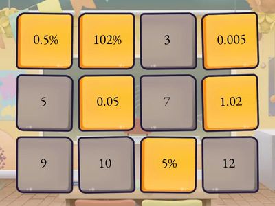 百分數與小數互化