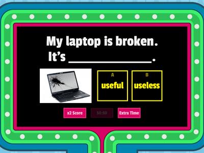 Suffixes: -less and -ful 