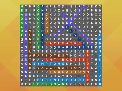 WORDS RELATED TO COVID-19