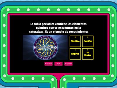 1. ¿QUIEN QUIERE SER MILLONARIO?