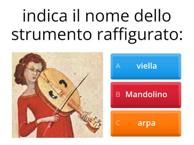 gli strumenti musicali nel Medioevo