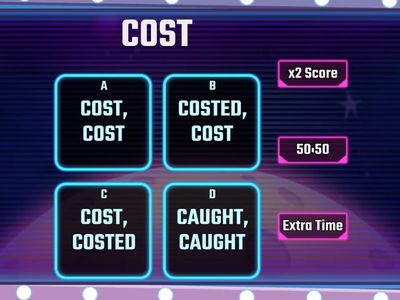 IRREGULAR VERBS RE GAME