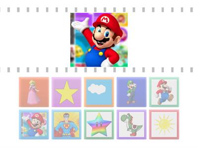 Appaia le figure uguali (supermario)