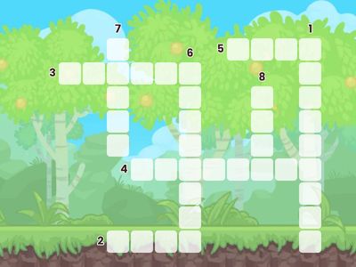 body parts and direction prepositions crossword 