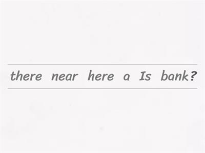 Asking and giving directions 