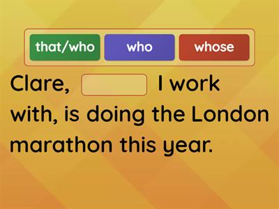  Defining and Non-defining Relative Clauses