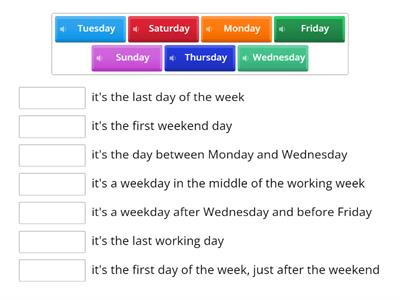 Kid's Box 3 Unit 3 - Days of the week