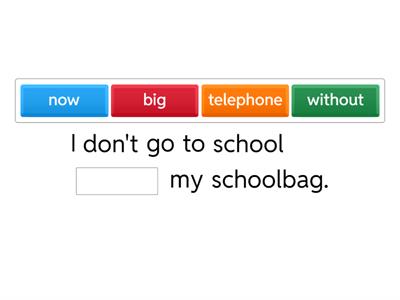 English Vocabulary for Polina