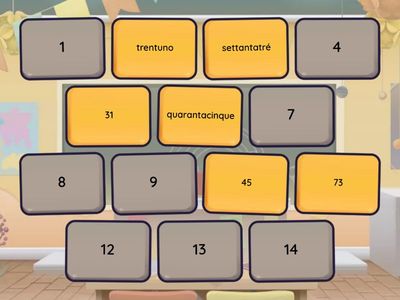 Memory numeri entro il 100