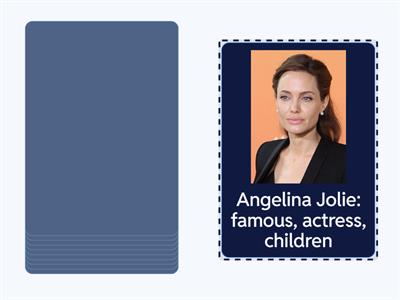 Speaking cards: relative clause