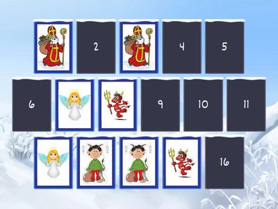 PEXESO ČERT ANDĚL MIKULÁŠ