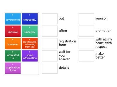 Headway Pre-Intermediate, Unit 8, Vocabulary for formal letter