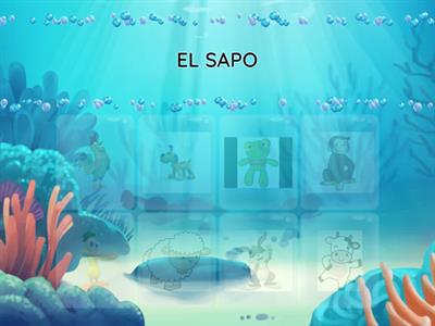 Lectura de animales con artículos