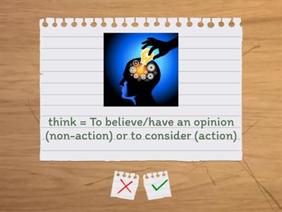  Action and Non-action verbs - Explain