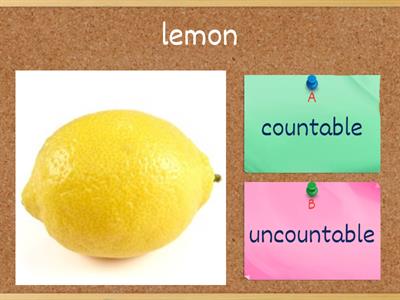 COUNTABLE x UNCOUNTABLE