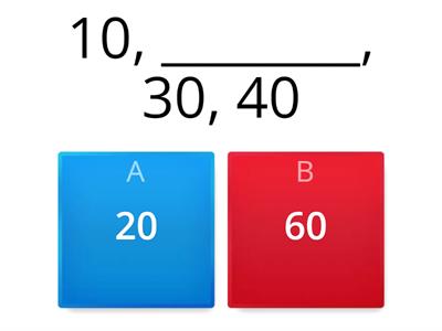 Skip Counting by 10's 10-100