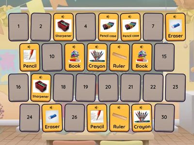 School objects 2.grade