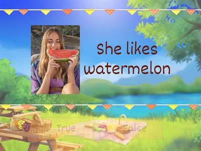 I like- He/She likes