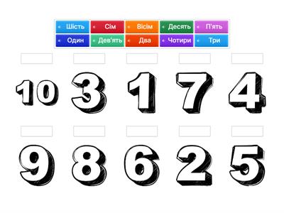 1001 - Цифри 1-10