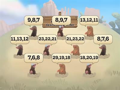 K1 MATH DESCENDING ORDER 