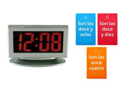 ¿Qué hora es?