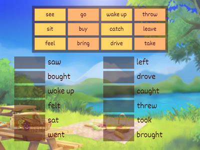 Irregular Verbs Roadmap A2