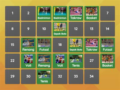 Sporst matching game