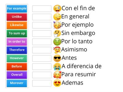 Linking words beginners