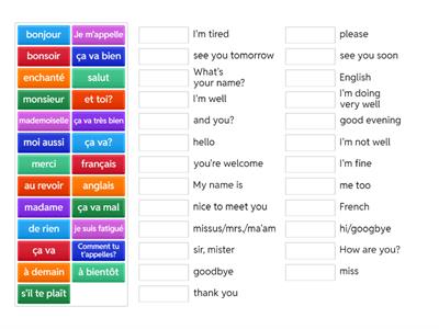  French 1 basic greetings