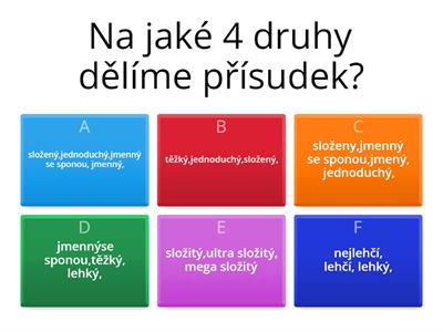 Přísudek - základní informace