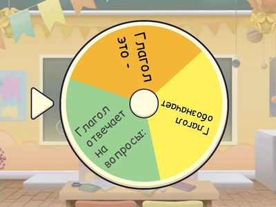 Колесо "Глагол"