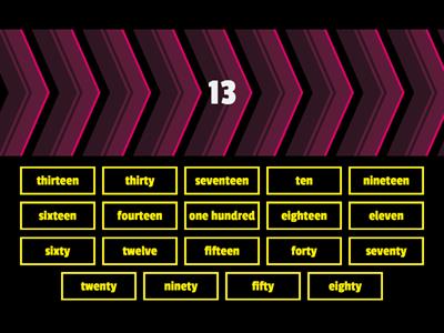  elementary  Numbers 10-100