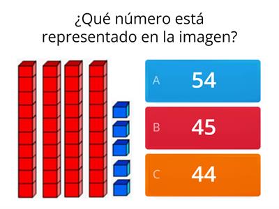 Leer y representar números hasta el 100