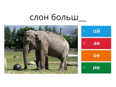 окночания прилагательных