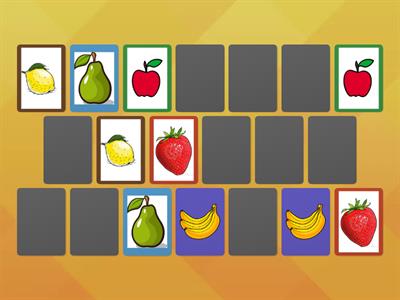 Memory frutta