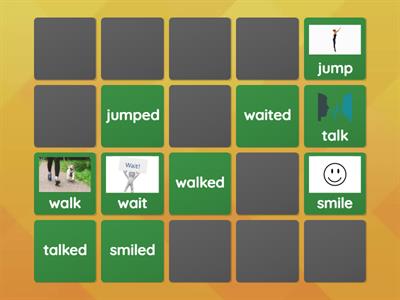 REGULAR & IRREGULAR PAST TENSE VERBS 